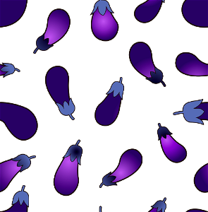Eggplants vegetable background. Free illustration for personal and commercial use.