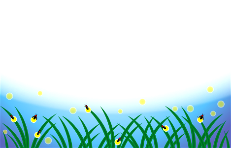 Fireflies field. Free illustration for personal and commercial use.