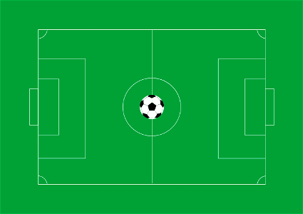 Football soccer field. Free illustration for personal and commercial use.