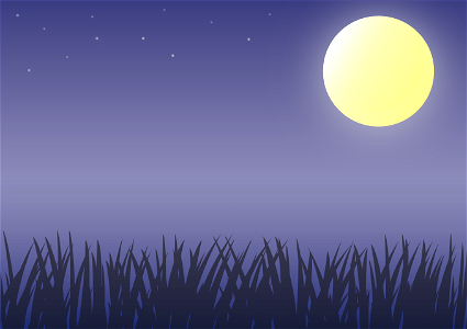 Full moon. Free illustration for personal and commercial use.