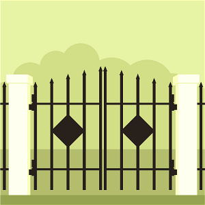 Gate. Free illustration for personal and commercial use.