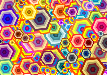 Hexagon background. Free illustration for personal and commercial use.