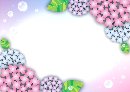 Hydrangea flower background. Free illustration for personal and commercial use.