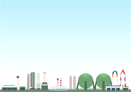 Industrial area. Free illustration for personal and commercial use.