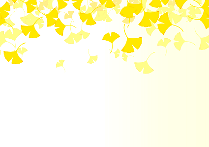 Leaves ginkgo autumn. Free illustration for personal and commercial use.