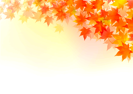 Maple autumn leaves background. Free illustration for personal and commercial use.