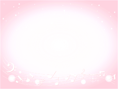 Musical notes pink background. Free illustration for personal and commercial use.