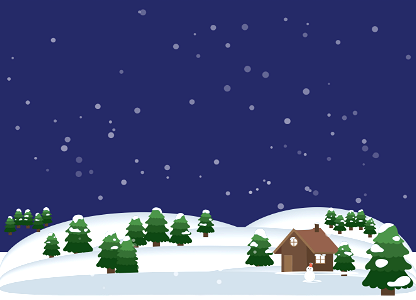 Night snow winter. Free illustration for personal and commercial use.