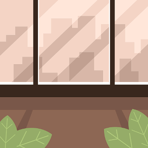 Office window. Free illustration for personal and commercial use.
