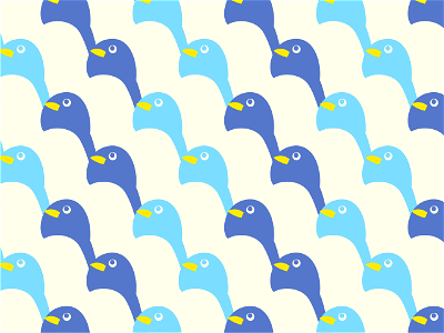 Penguins background. Free illustration for personal and commercial use.