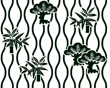 Pine bamboo background. Free illustration for personal and commercial use.