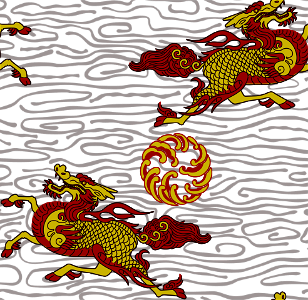 Qilin kirin background. Free illustration for personal and commercial use.