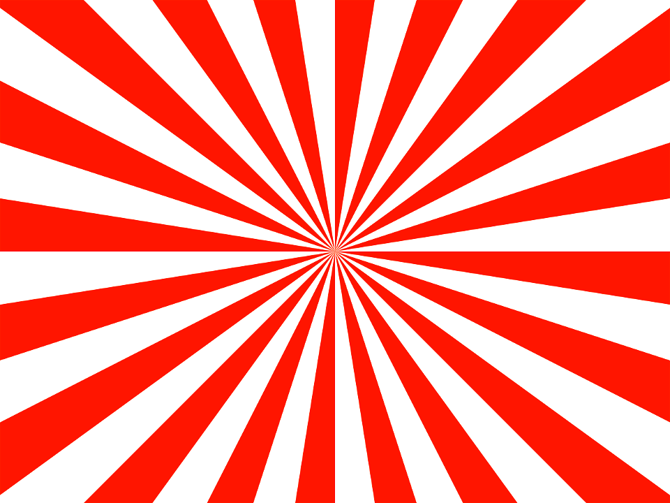 Radially red white background. Free illustration for personal and commercial use.