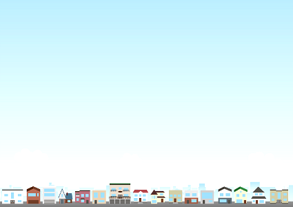 Residential area. Free illustration for personal and commercial use.