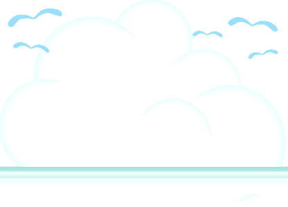 Sea clouds. Free illustration for personal and commercial use.