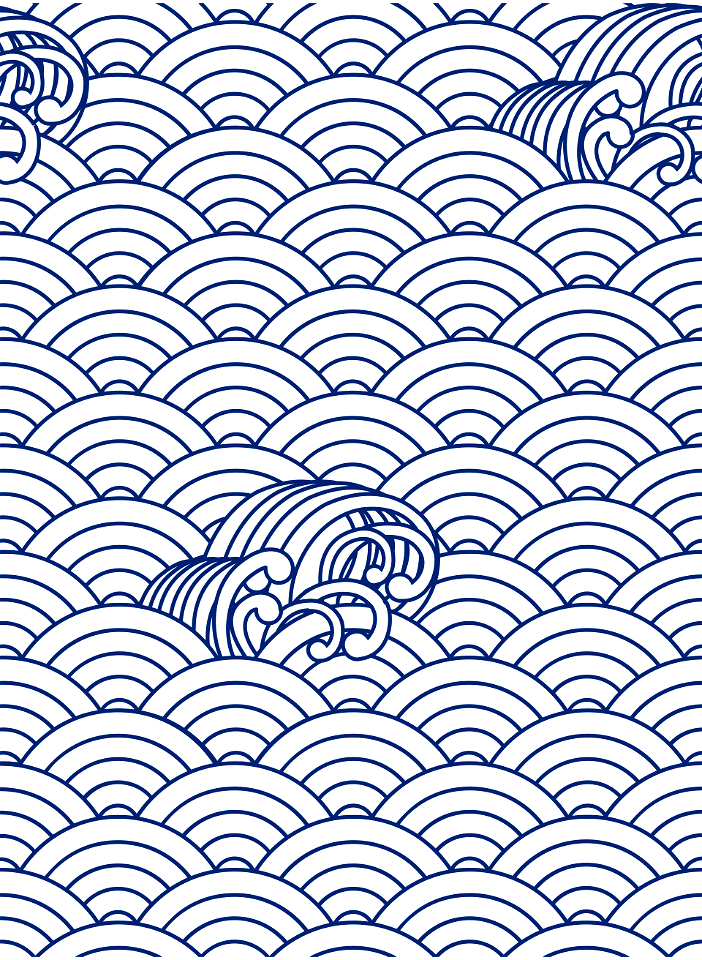 Sea wave pattern. Free illustration for personal and commercial use.