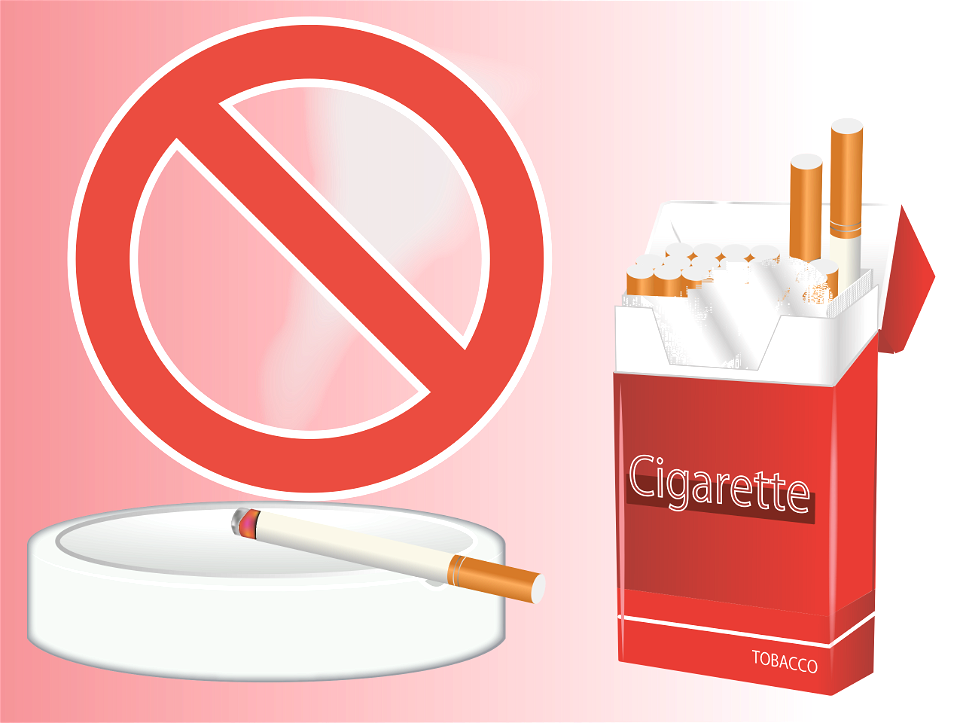 Smoking ban. Free illustration for personal and commercial use.
