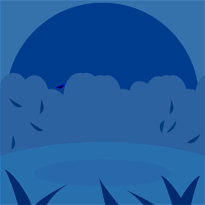 Blue Forest. Free illustration for personal and commercial use.