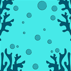 Bottom with Bubbles. Free illustration for personal and commercial use.