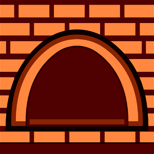 Fireplace. Free illustration for personal and commercial use.