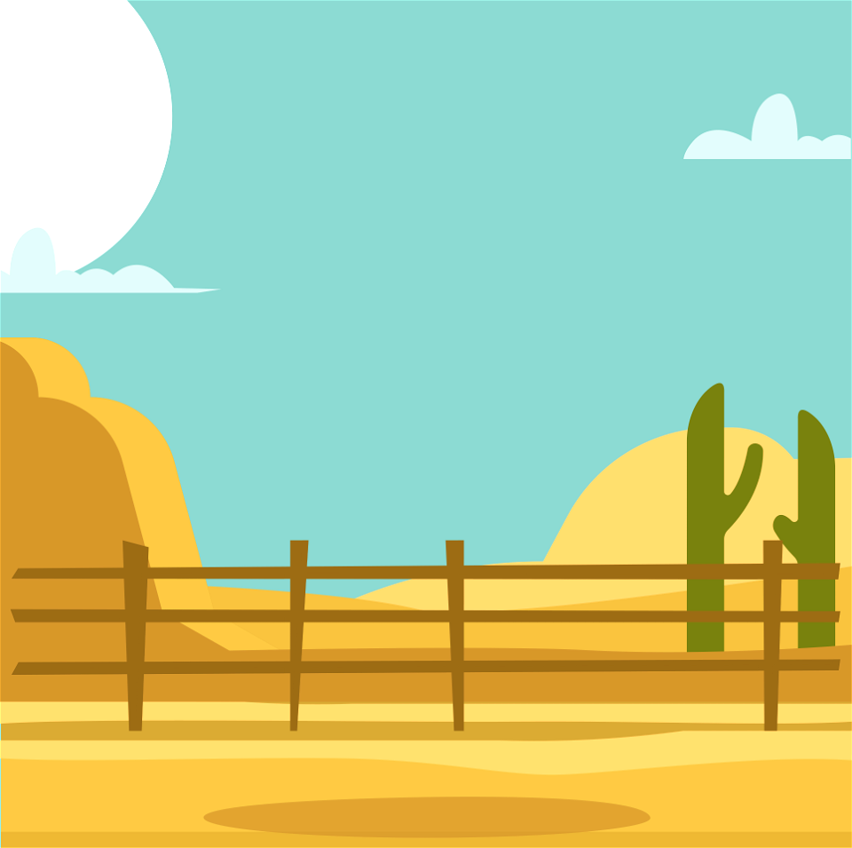 Wild West. Free illustration for personal and commercial use.