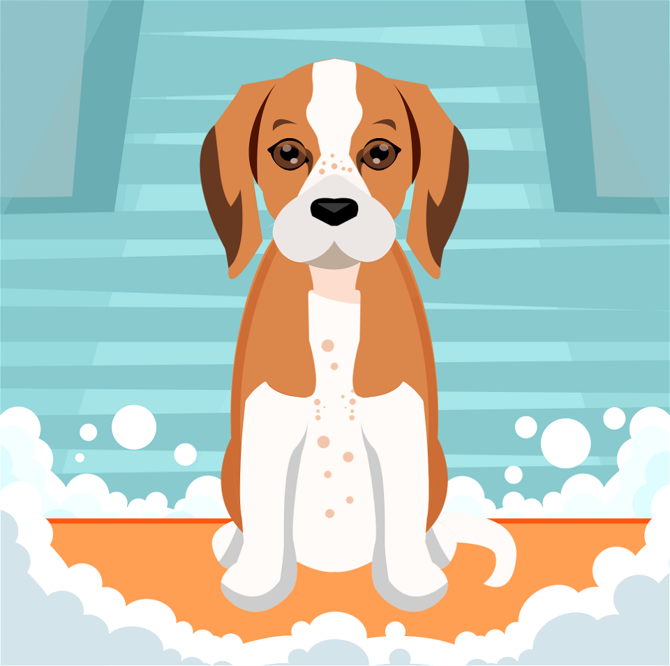Beagle. Free illustration for personal and commercial use.
