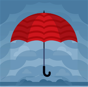 Umbrella. Free illustration for personal and commercial use.