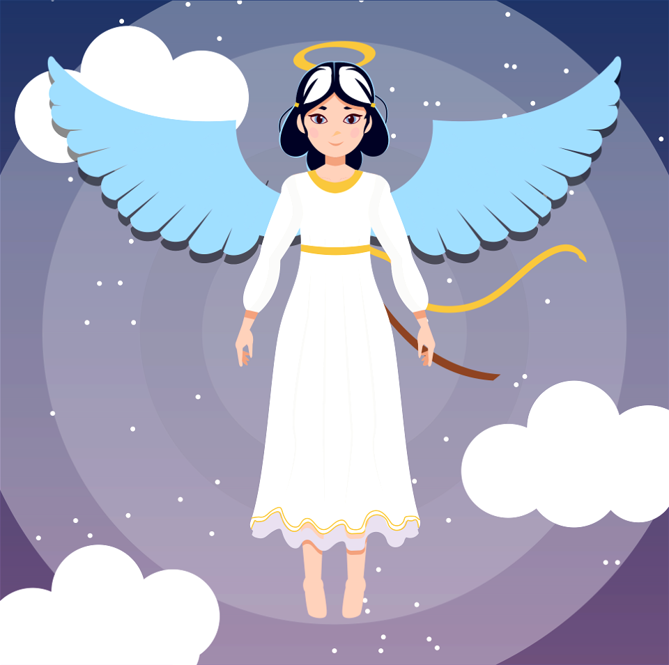 Angel. Free illustration for personal and commercial use.