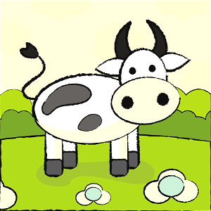 Cow. Free illustration for personal and commercial use.