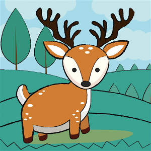 Deer. Free illustration for personal and commercial use.