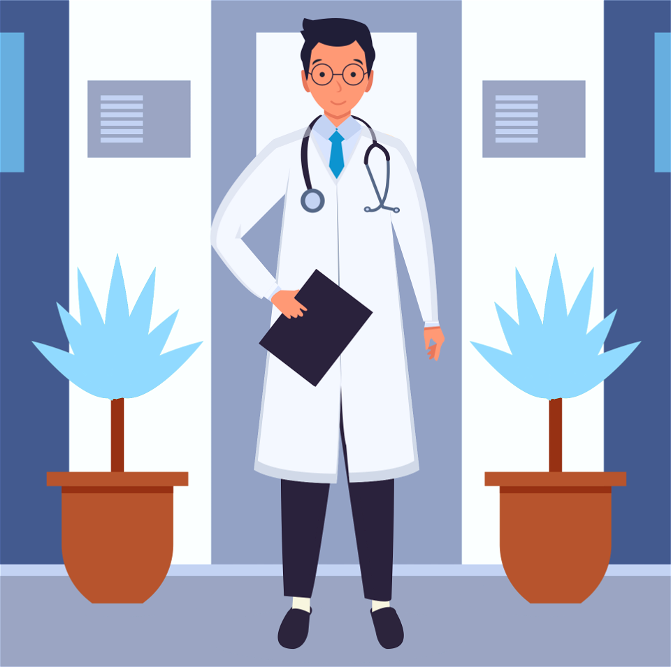 Doctor. Free illustration for personal and commercial use.
