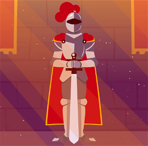 Knight. Free illustration for personal and commercial use.