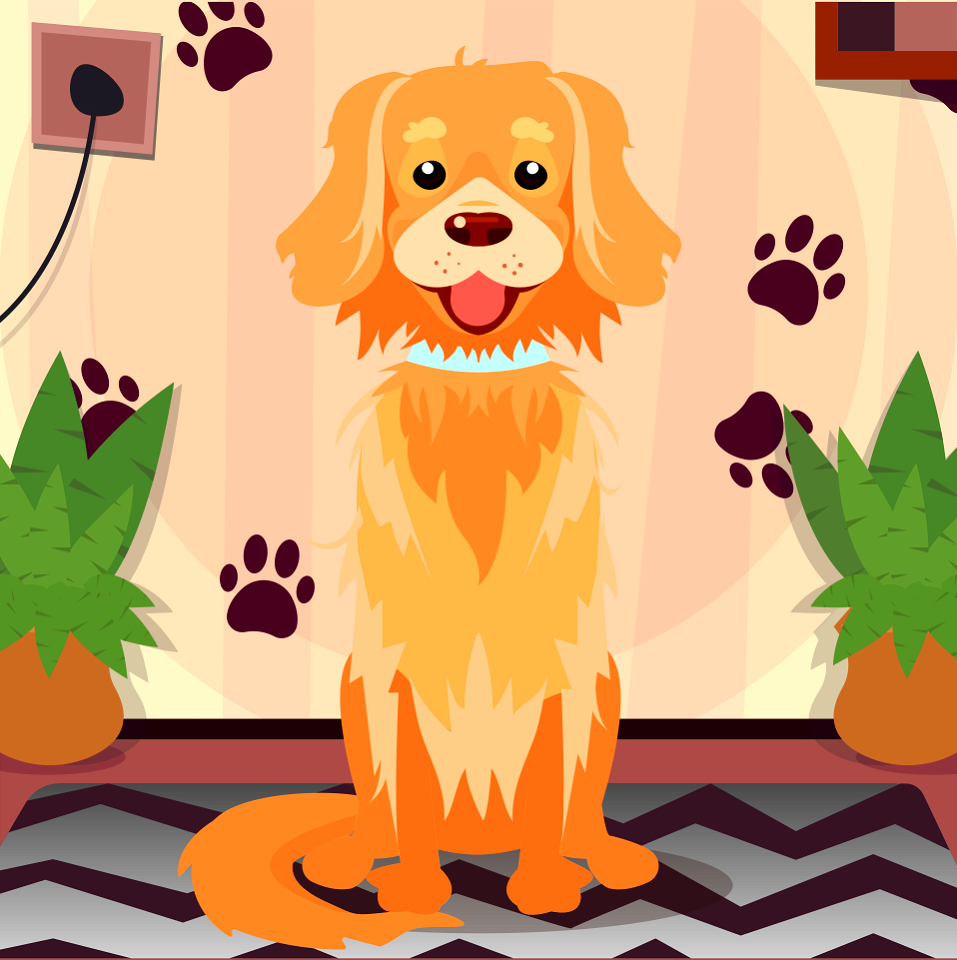 Retriever. Free illustration for personal and commercial use.