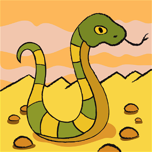 Snake. Free illustration for personal and commercial use.