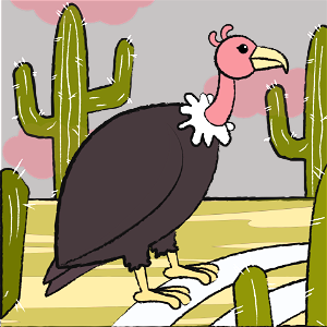 Vulture. Free illustration for personal and commercial use.