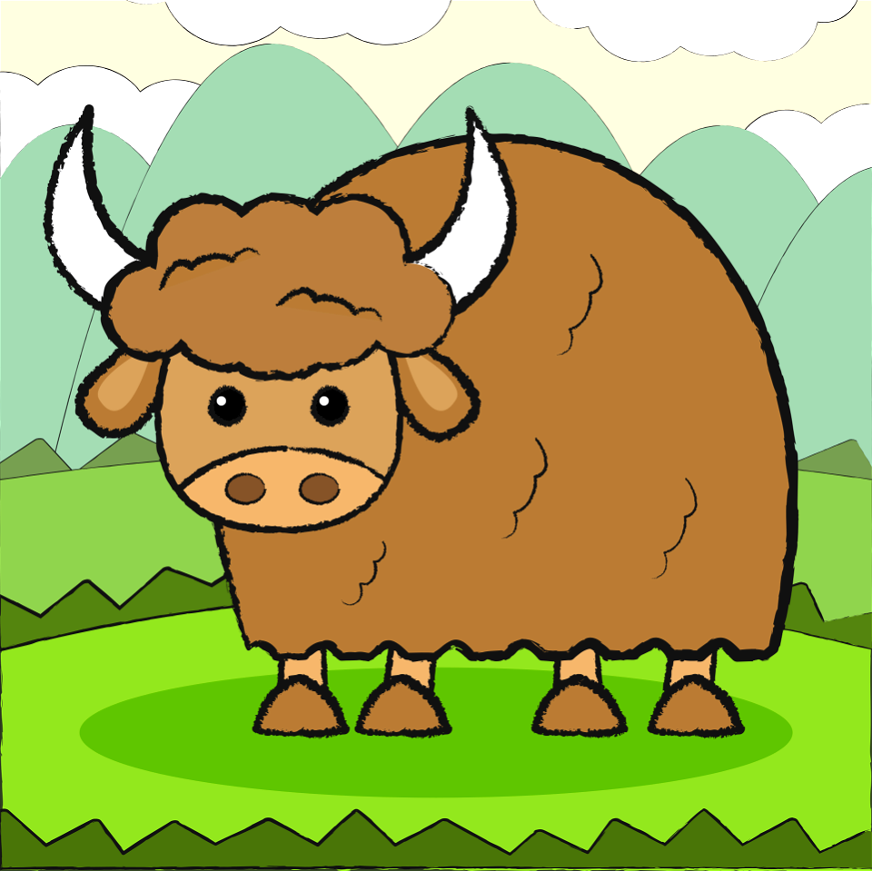 Yak - Free Stock Illustrations | Creazilla