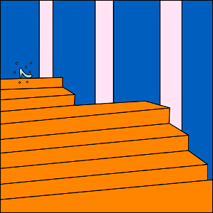 Stairs background. Free illustration for personal and commercial use.