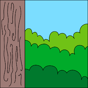 Tree background. Free illustration for personal and commercial use.