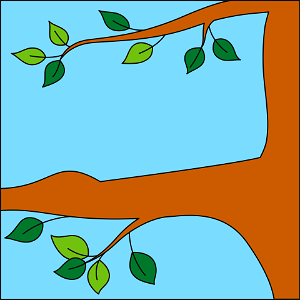 Branch background. Free illustration for personal and commercial use.