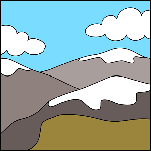 Mountains background. Free illustration for personal and commercial use.