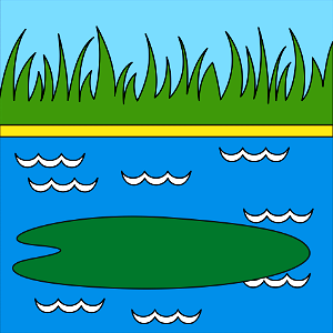 Swamp background. Free illustration for personal and commercial use.