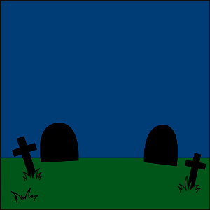 Cemetery background. Free illustration for personal and commercial use.