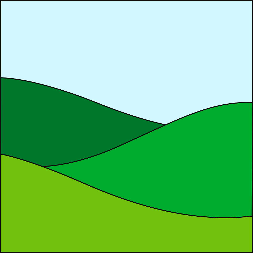 Hills background. Free illustration for personal and commercial use.