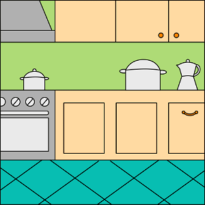 Kitchen background