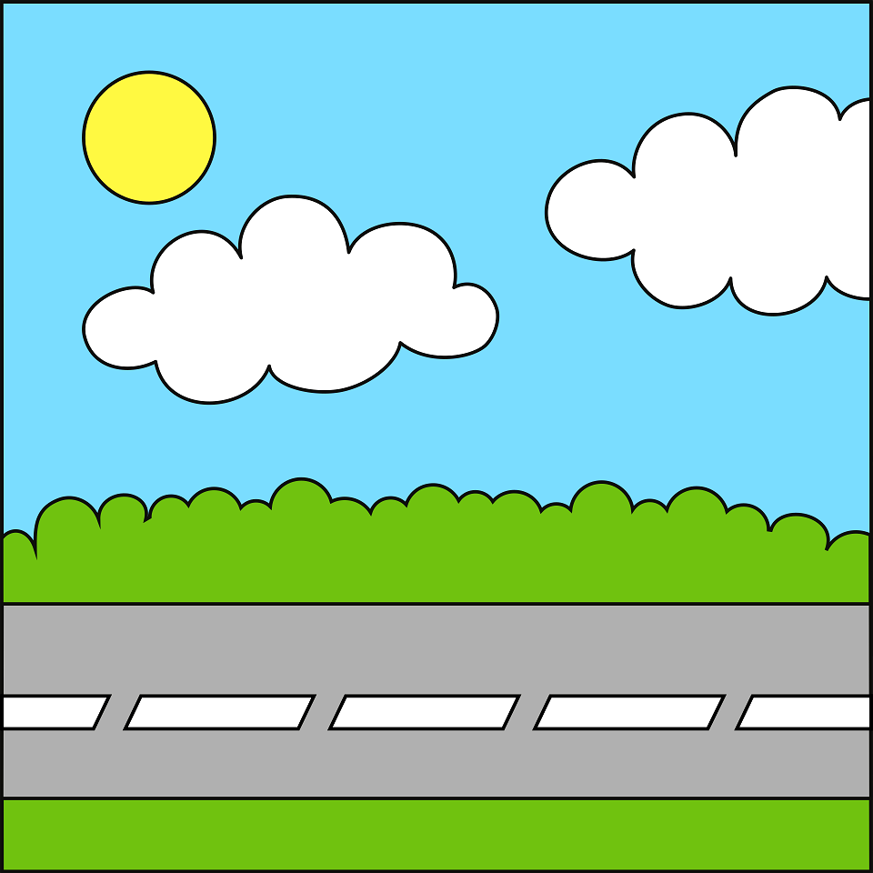 Road background. Free illustration for personal and commercial use.