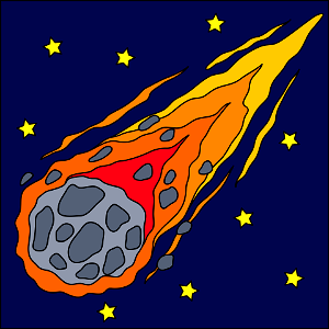 Meteor. Free illustration for personal and commercial use.
