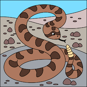 Rattlesnake. Free illustration for personal and commercial use.