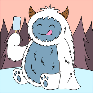 Yeti. Free illustration for personal and commercial use.