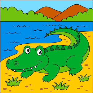 Alligator. Free illustration for personal and commercial use.