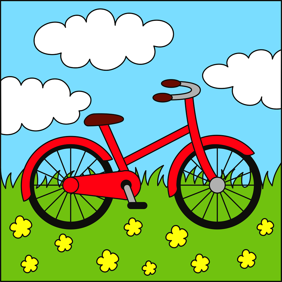 Bike. Free illustration for personal and commercial use.